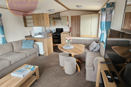 Relaxing 3 bed caravan in Berwick Caravan Park – Berwick-Upon-Tweed | Static Caravan, sleeps 8