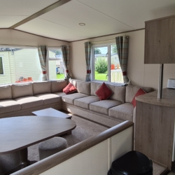 Flamingo Land – Willow Grove A130, 3-Bed ABI Oakley Caravan with Side Decking – Static Caravan, Willow Grove