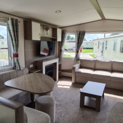 Flamingo Land – Willow Grove A130, 3-Bed ABI Oakley Caravan with Side Decking – Static Caravan, Willow Grove