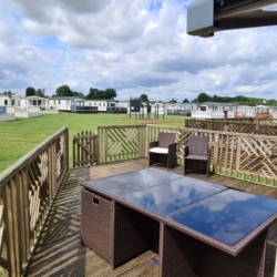 Flamingo Land – Willow Grove A105, 3-Bed Caravan with Wrap Decking by Play Park – Static Caravan, Willow Grove