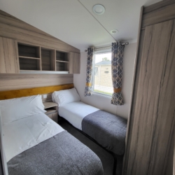 Flamingo Land – Cedarwood CW46, 3-Bed Swift Ardennes Caravan with Wrap Decking – Static Caravan, Cedarwood
