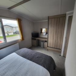 Flamingo Land – Cedarwood CW46, 3-Bed Swift Ardennes Caravan with Wrap Decking – Static Caravan, Cedarwood