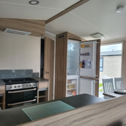 Flamingo Land – Cedarwood CW46, 3-Bed Swift Ardennes Caravan with Wrap Decking – Static Caravan, Cedarwood