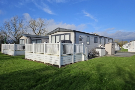 Flamingo Land – Cedarwood CW102, Pet-Friendly ABI Ambleside Caravan with Front Decking – Static Caravan, Cedarwood