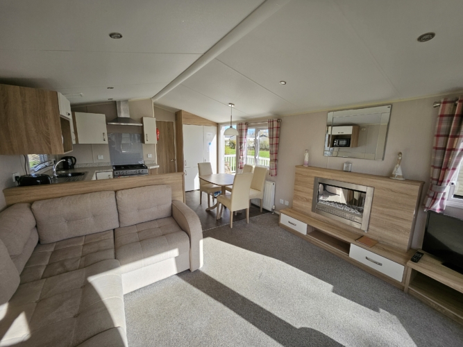 Flamingo Land – Willow Grove A7, Pet-Friendly 3-Bed Caravan – Static Caravan, Willow Grove