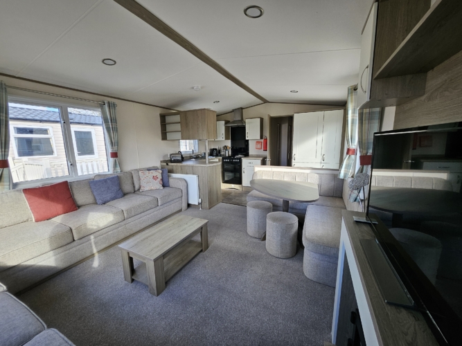Pet-Friendly ABI Oakley, Willow Grove (A74) – Gated Decking by Play Park, Sleeps 6 – Static Caravan, Willow Grove