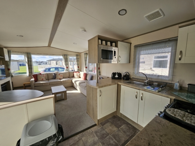 Pet-Friendly ABI Oakley, Willow Grove (A74) – Gated Decking by Play Park, Sleeps 6 – Static Caravan, Willow Grove