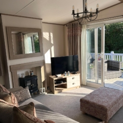 Flamingo Land – Cedarwood CW102, Pet-Friendly ABI Ambleside Caravan with Front Decking – Static Caravan, Cedarwood