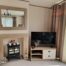 Flamingo Land – Cedarwood CW102, Pet-Friendly ABI Ambleside Caravan with Front Decking – Static Caravan, Cedarwood