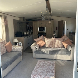 Flamingo Land – Cedarwood CW102, Pet-Friendly ABI Ambleside Caravan with Front Decking – Static Caravan, Cedarwood