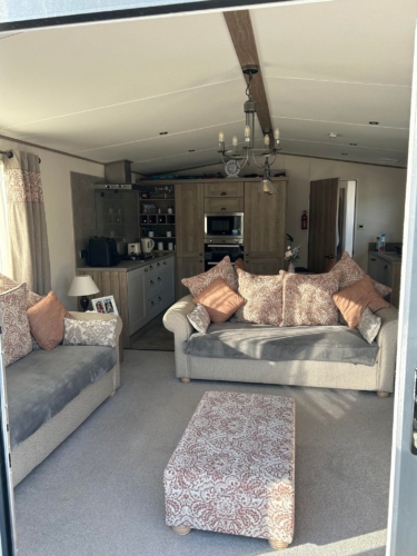 Flamingo Land – Cedarwood CW102, Pet-Friendly ABI Ambleside Caravan with Front Decking – Static Caravan, Cedarwood
