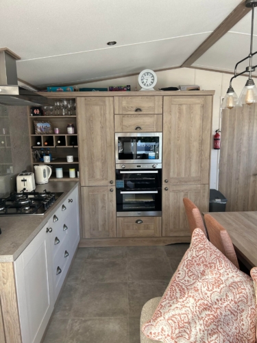 Flamingo Land – Cedarwood CW102, Pet-Friendly ABI Ambleside Caravan with Front Decking – Static Caravan, Cedarwood