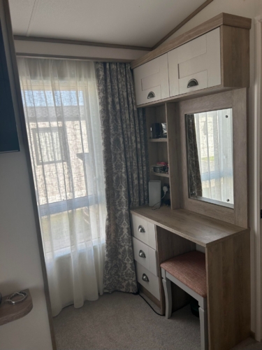 Flamingo Land – Cedarwood CW102, Pet-Friendly ABI Ambleside Caravan with Front Decking – Static Caravan, Cedarwood