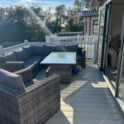 Flamingo Land – Cedarwood CW102, Pet-Friendly ABI Ambleside Caravan with Front Decking – Static Caravan, Cedarwood