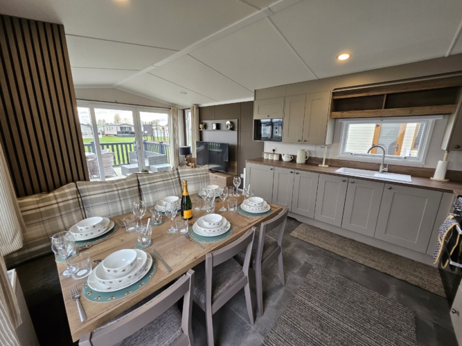 Premium static caravan at Flamingo land Willow Grove A104 – kirby misperton | Static Caravan, sleeps 6
