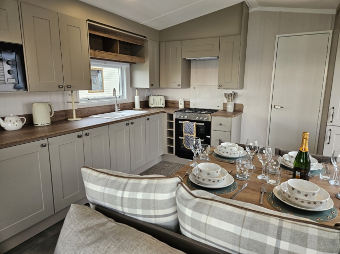 Premium static caravan at Flamingo land Willow Grove A104 – kirby misperton | Static Caravan, sleeps 6
