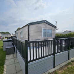 Extra Large decked static at Flamingo Land A1 – North Yorkshire | Static Caravan, sleeps 6